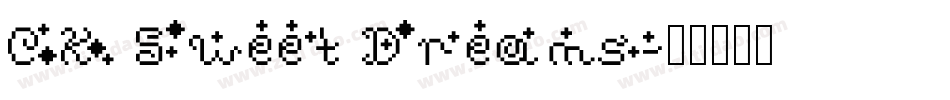 CK Sweet Dreams字体转换